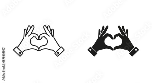 Hands Forming Heart Shape - Expressing Love, Care, Support, and Unity