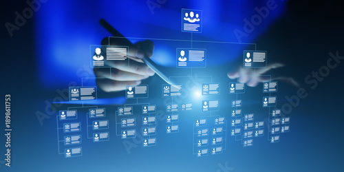 Photos HR Management System Visualizing Company Hierarchy And Workforce Organization