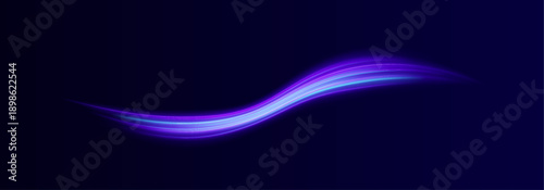 Glowing fiber optic trails curve across a dark scene. Sparks flash along twisting neon paths. Motion blur enhances speed and acceleration. 