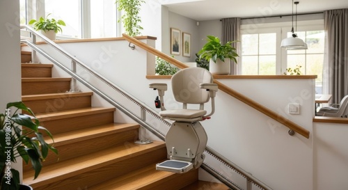 Modern Stairlift for Home Accessibility, Elderly Care, and Mobility Support