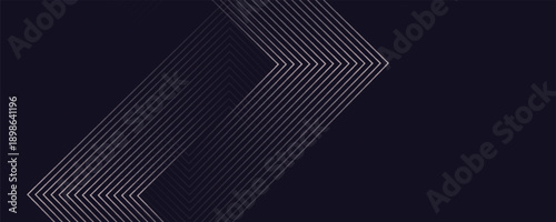 Latar belakang hitam abstrak yang elegan dengan garis geometris emas yang berkilau. Pola garis bulat diagonal emas modern.Templat spanduk horizontal. Cocok untuk sampul, poster, presentasi, wab