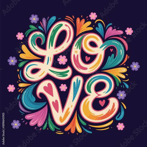 floral_love_typography_purple_bg