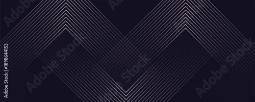 Latar belakang hitam abstrak yang elegan dengan garis geometris emas yang berkilau. Pola garis bulat diagonal emas modern.Templat spanduk horizontal. Cocok untuk sampul, poster, presentasi, wab