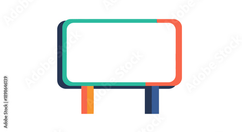 Blank Billboard Sign, Copy Space, Modern Design