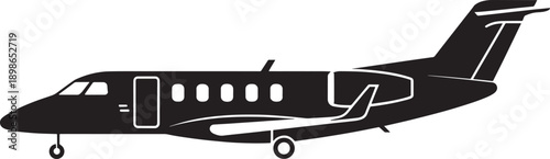 Black airplane transportation travel symbol