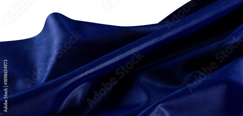Luxurious dark blue fabric ...