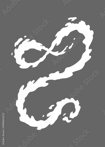 Smoke cloud icon. Vector special effect of puff or steam cloud. Fire blast, smog or fume. Dust or vapor template. Cartoon design white element of comic book