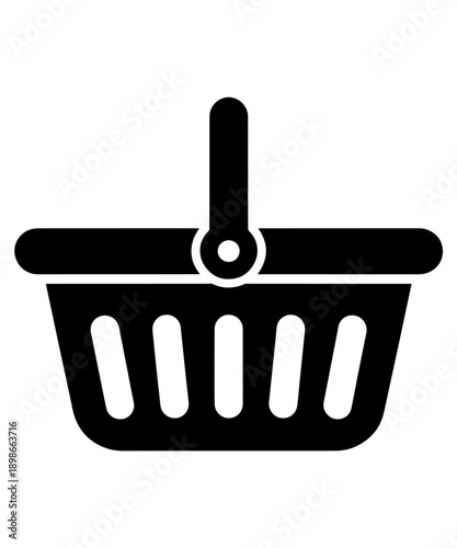 Shopping Basket Icon - Retail, Shopping, E-commerce