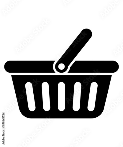 Shopping Basket Icon - E-commerce, Retail, Online Shopping