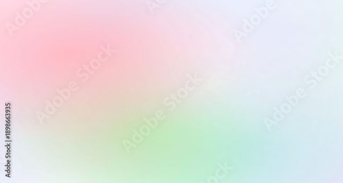 Tableau sur toile Soft pastel colored gradient background with pink green hues