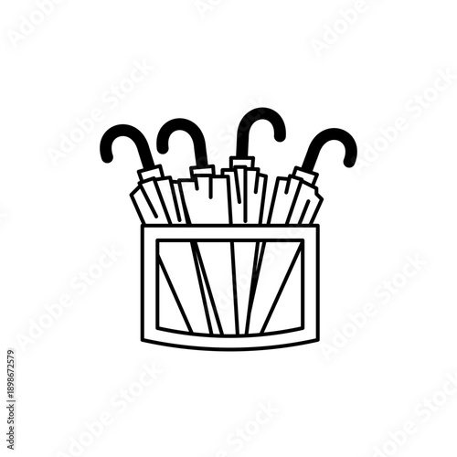 傘立てをイメージしたアイコン