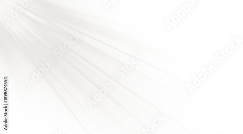 Radiant white sun casts glowing beams and sparkling rays over stage.
