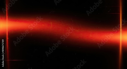 Abstract Red Light Streaks on Dark Background.