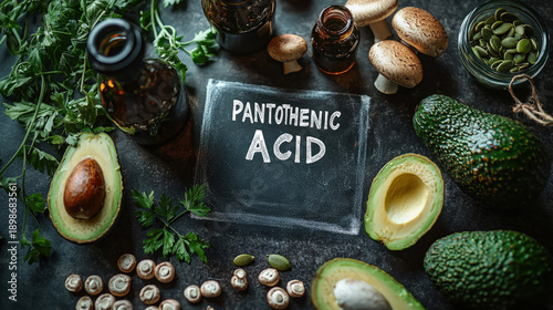 Text "PANTOTHENIC ACID" on ...