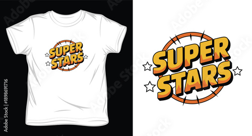 Lead with purpose live with passion elegant lettering estd 2024 with stars on black t-shirt