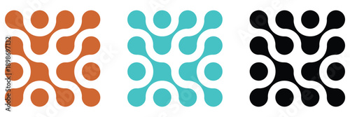 connected dots icon circles pattern sign integration symbol abstract point movement connected, a premium ranked vector graphic showcasing abstract connectivity, data flow, and technological 