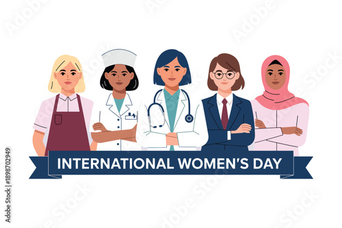 International Womens Day Celebration with Diverse Professional Women iwd rights gender equality empowerment