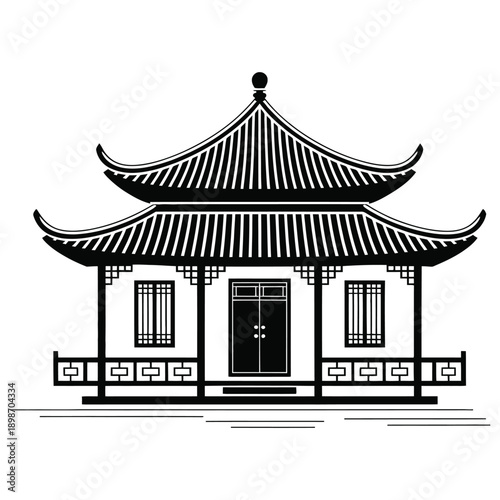 japanese temple roof