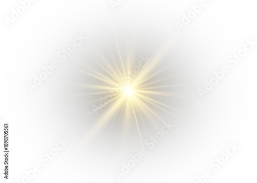 Glowing yellow stars light glow sparkle fill abstract dreamy space.
