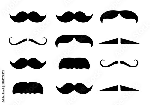 Barber Style Facial Hair Icon Pack