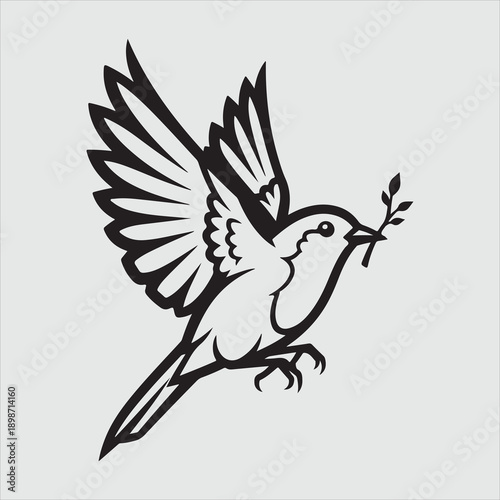 Beautiful bird vector design
