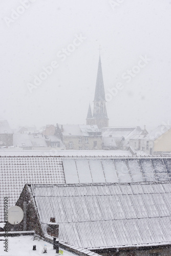 Snowy Brussels