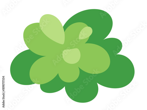 かわいい雑草のイラスト素材