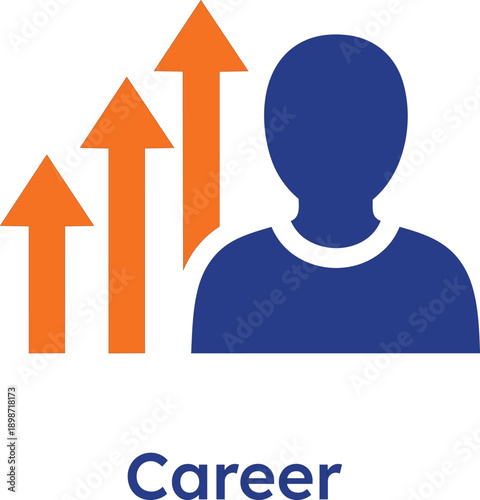 Professional quick response icon featuring a blue analog clock and orange motion-line speech bubbles representing rapid customer service and fast business communication.