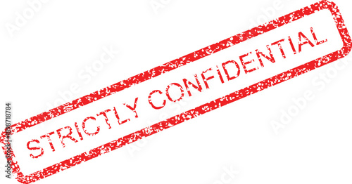 Red rubber stamp label design number 18 isolated on white background