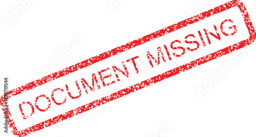 Red rubber stamp label design number 2 isolated on white background