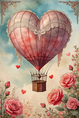 Victorian Love Balloon