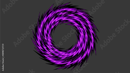 Abstract purple vortex illustration with a dynamic, swirling energy effect on a dark background, perfect for digital art and design concepts