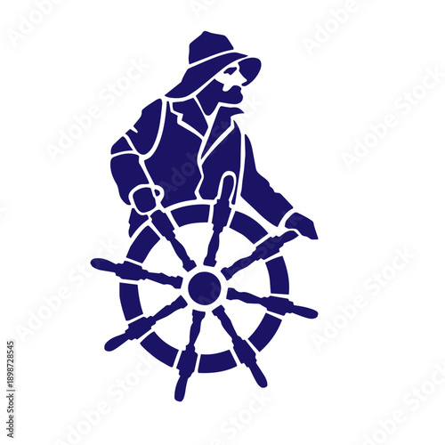 SAILOR SAILING A SHIP