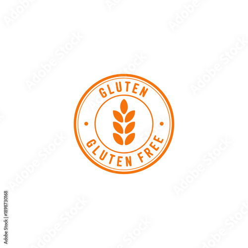 Gluten free certification logo for food packaging and marketing