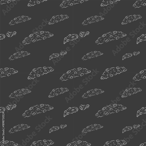 chocolate chip cookies pattern. chocolate cookies seamless pattern. doodle cookies seamless pattern. doodle chocolate cookies background