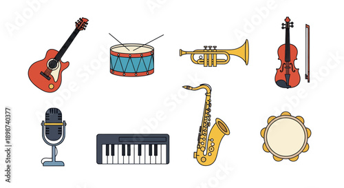 Musical instruments collection