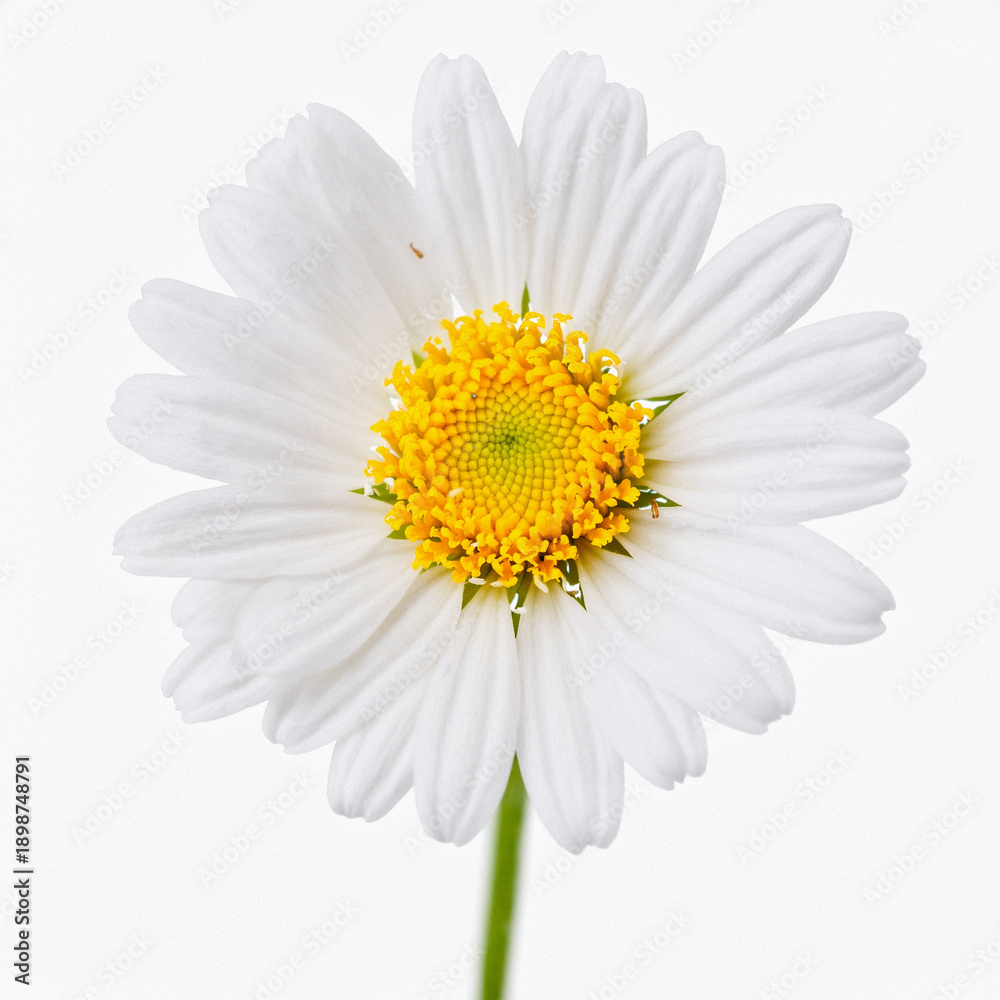 Fototapeta premium A white flower with yellow centers