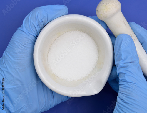 Ammonium chloride is an inorganic chemical compound with the chemical formula NH4Cl.