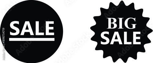 Sale stickers and promotional labels for advertising. Discount price tags for retail marketing, Tag new set, New label and tag.15%, 20%, 25%, 35%, 45%, 60%, 70%, 75% sale icon.	