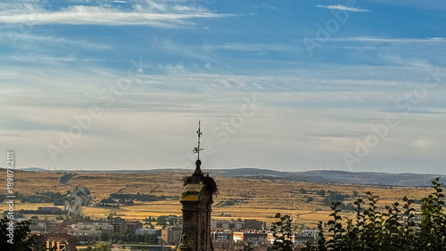 Photos Stork's nest on the church tower