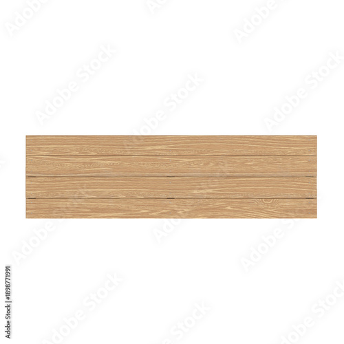 3D rendering illustration of a wooden storage shelf