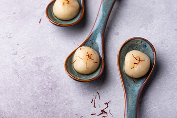 Tang yuan rice dumpling balls for Chinese lunar New year celebration