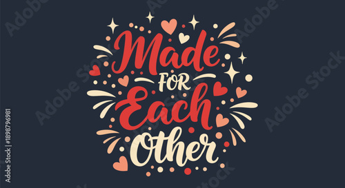 Valentines day romantic text design