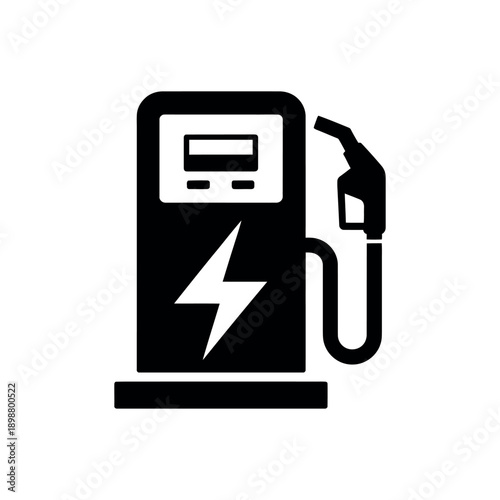 Black silhouette of a nurse holding a syringe for injection