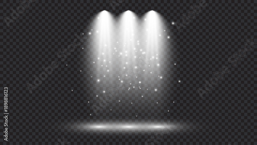 Lighting with spotlight illumination effects