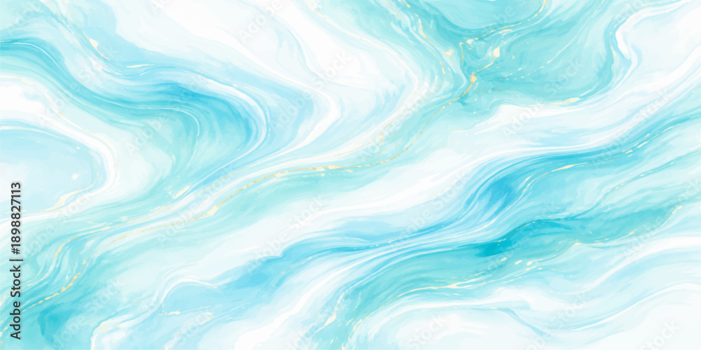 Obraz premium A soft flowing abstract blue water background features a liquid wave pattern with a wavy ocean texture and motion design for a serene nature wallpaper art backdrop