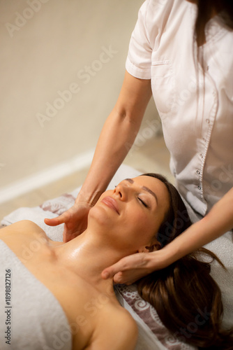 Massage session for relaxat...