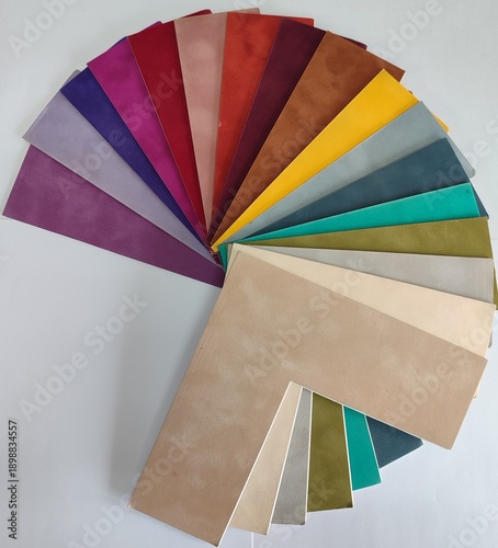 Quadro su tela Passepartout Color Palette Fan for Framing Design