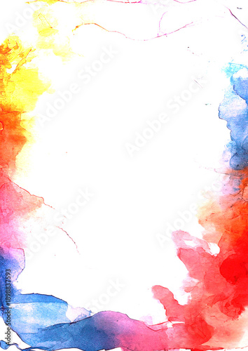 Bright abstract watercolor background. Background for design, print and graphic resources. Design: flyers, business cards, banners, packaging.