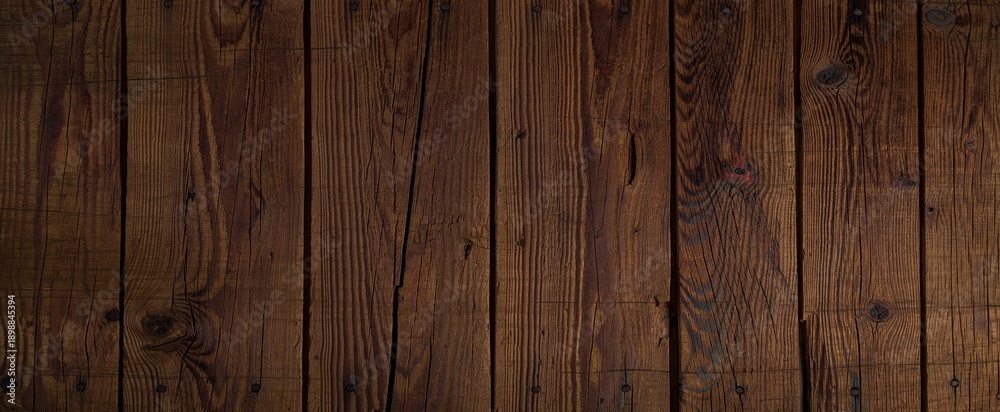 Fototapeta premium Dark wood background, old black wood texture for background